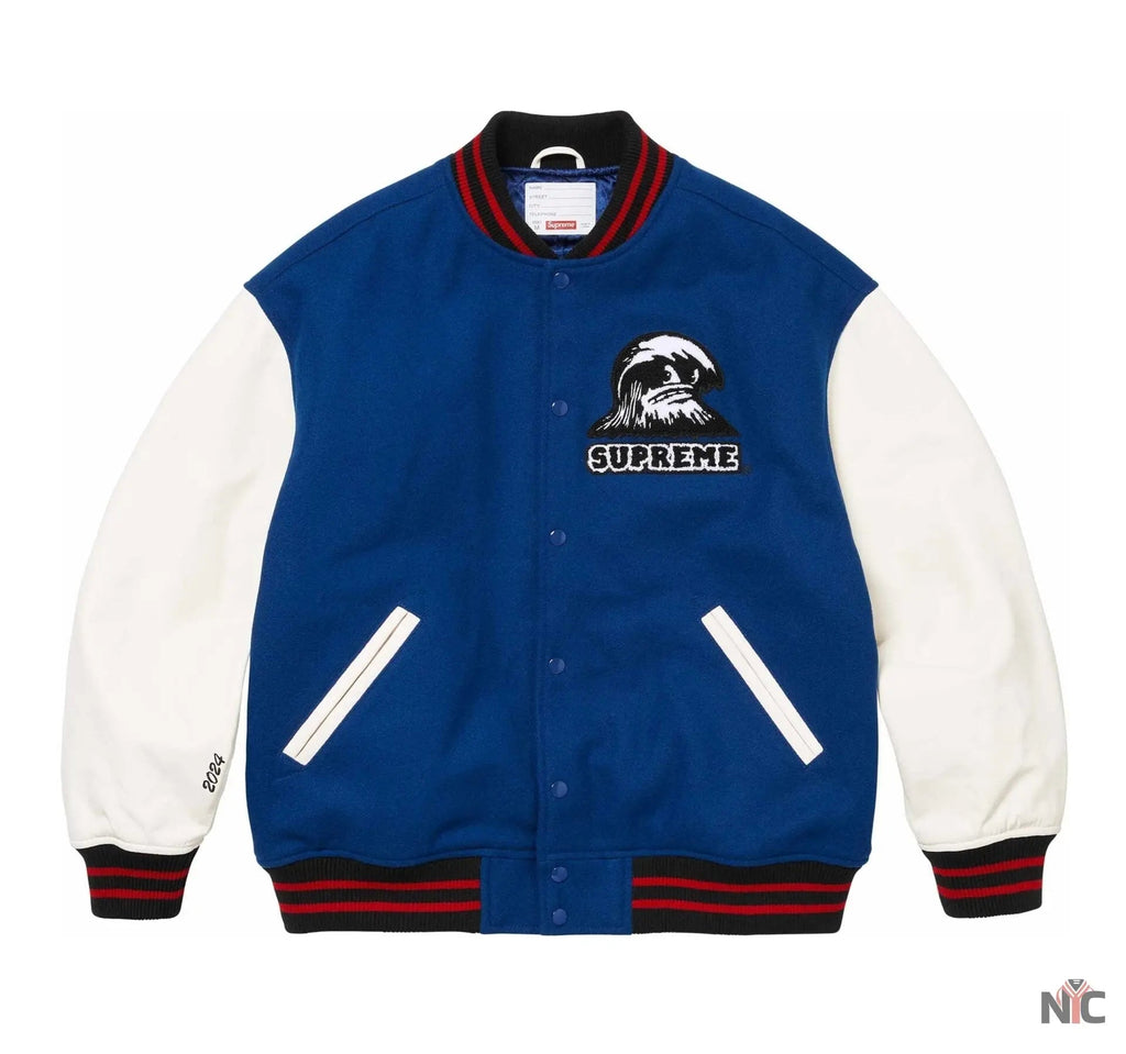 Supreme Wave Varsity Jacket Clanton Jacket