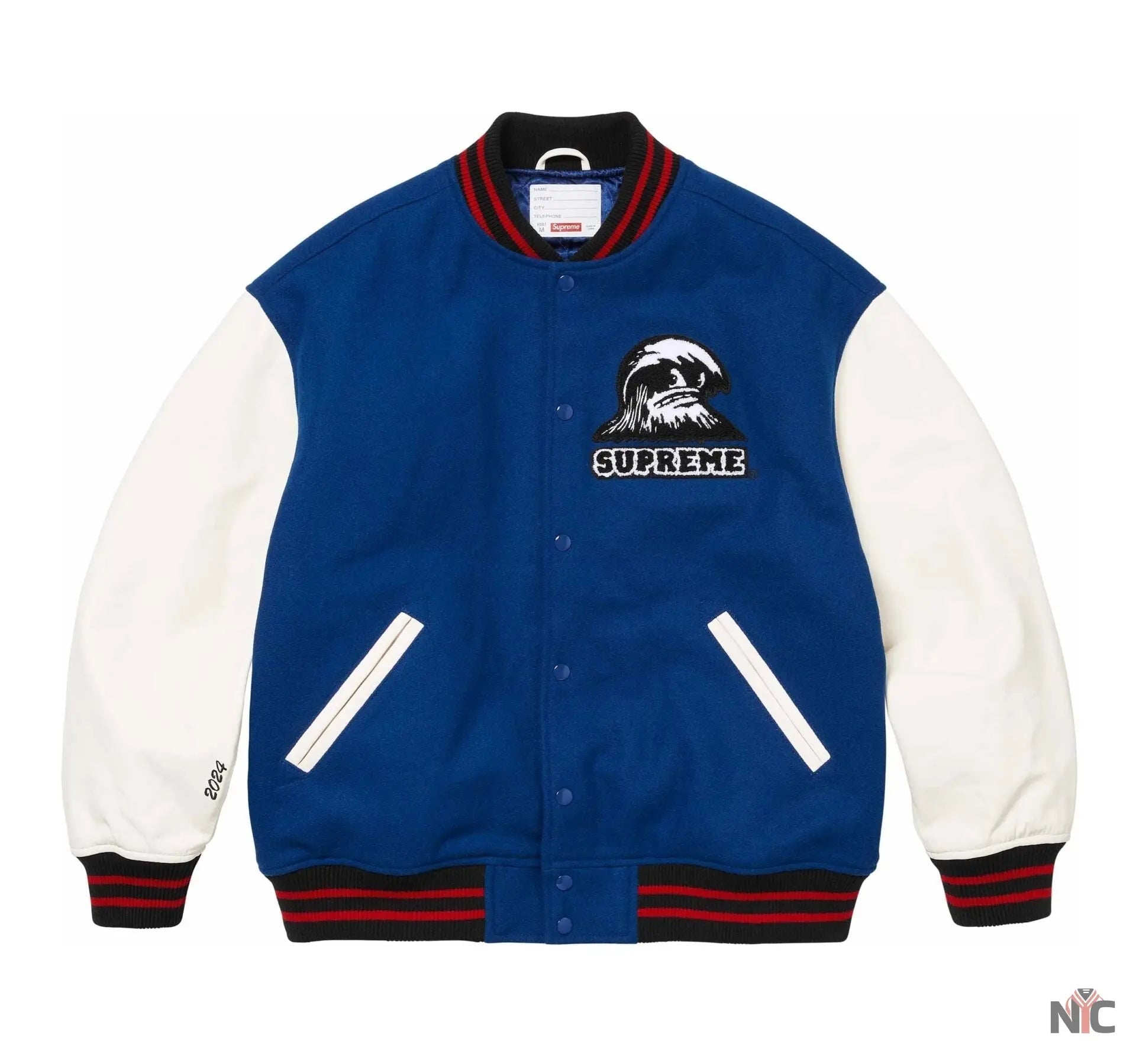 Supreme Wave Varsity Jacket Clanton Jacket