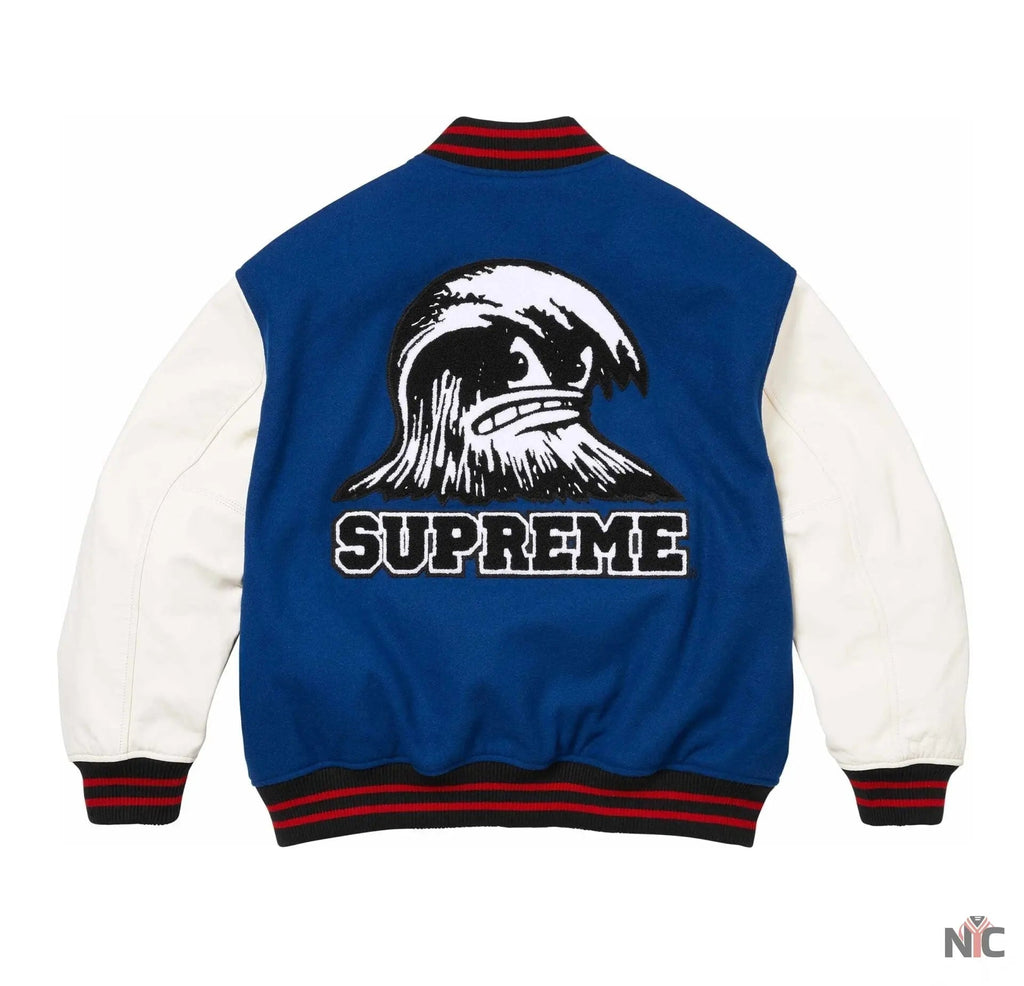 Supreme Wave Varsity Jacket Clanton Jacket