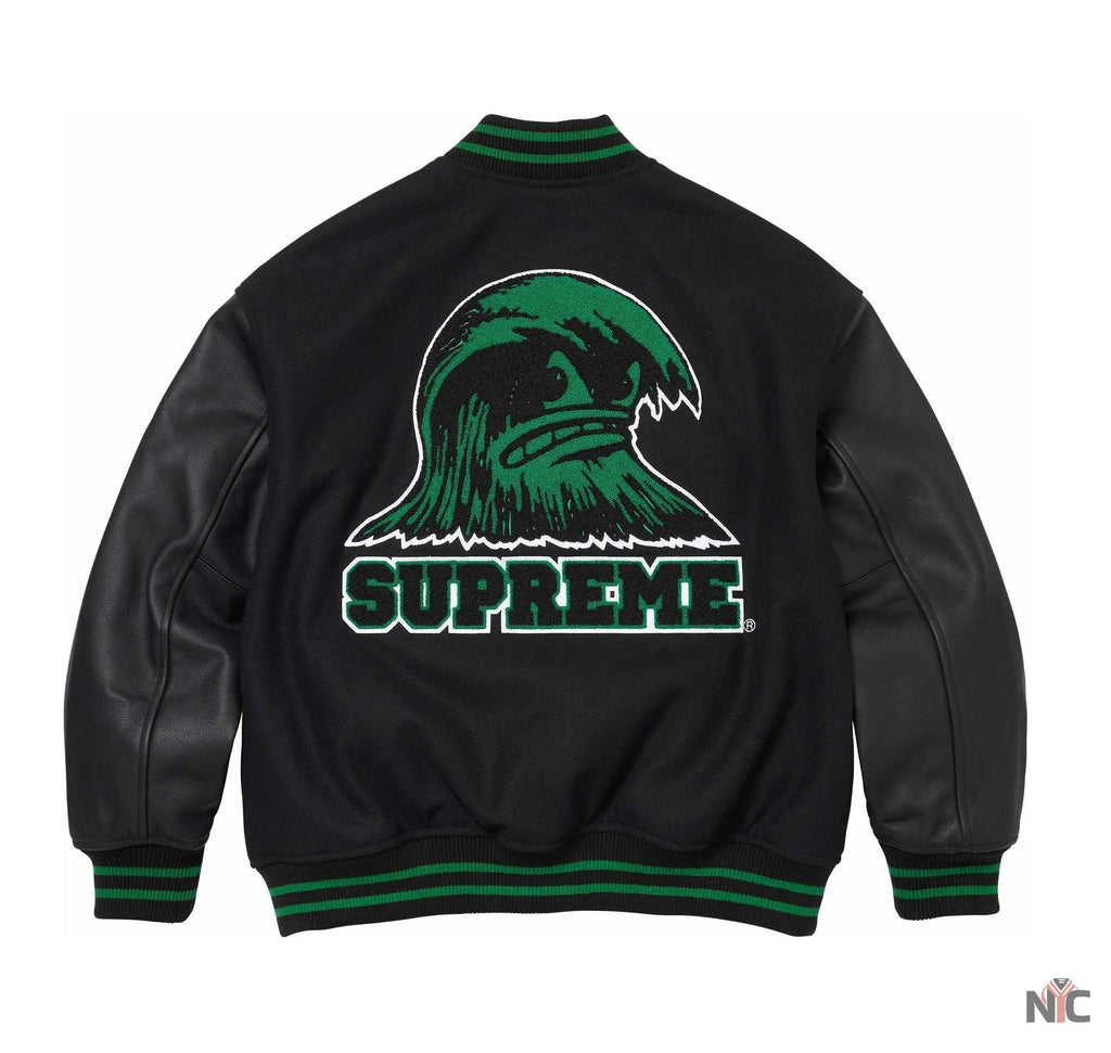 Supreme Wave Varsity Jacket Clanton Jacket