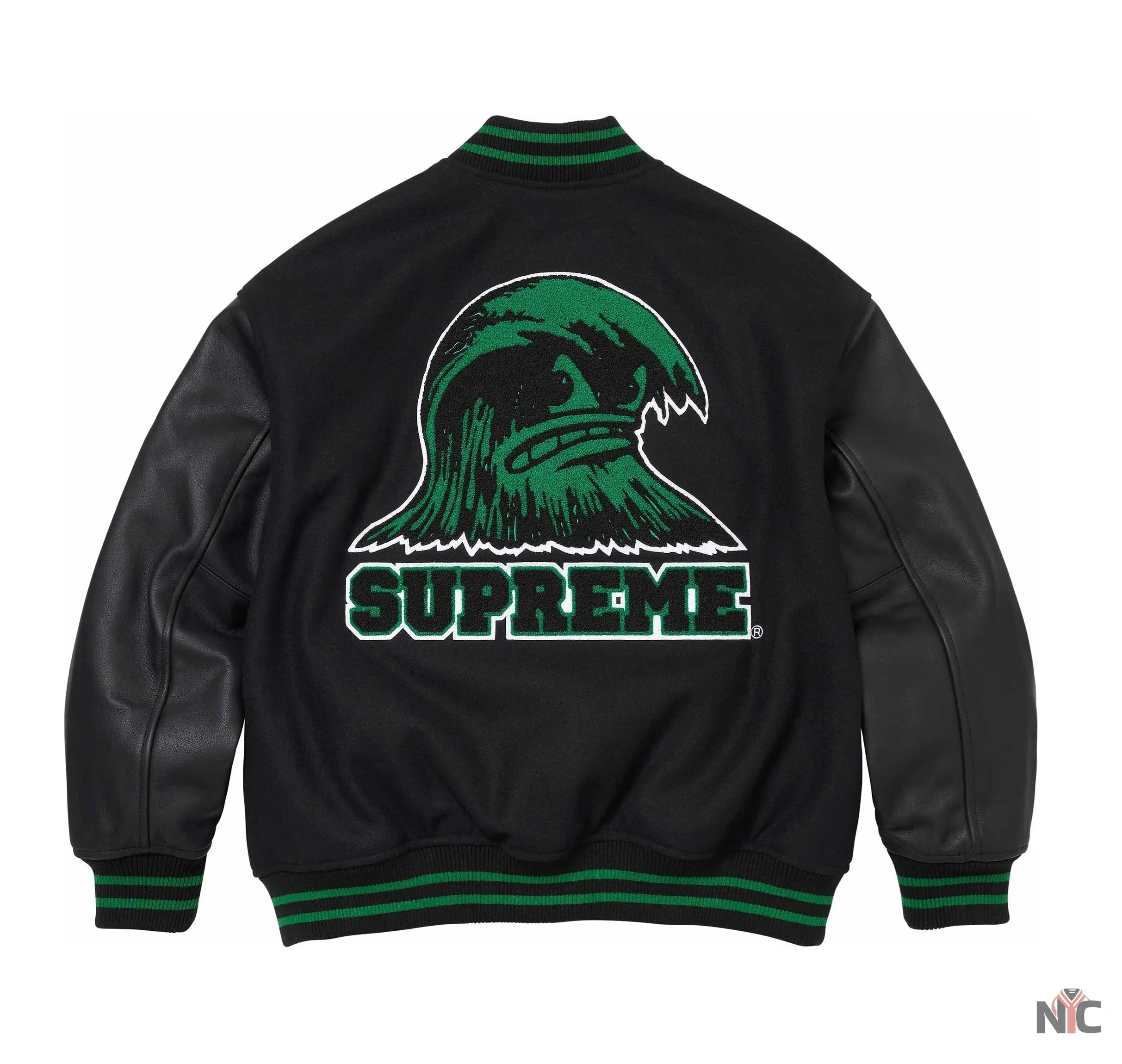 Supreme Wave Varsity Jacket Clanton Jacket