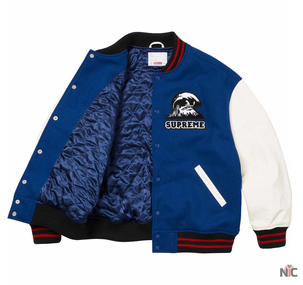 Supreme Wave Varsity Jacket Clanton Jacket