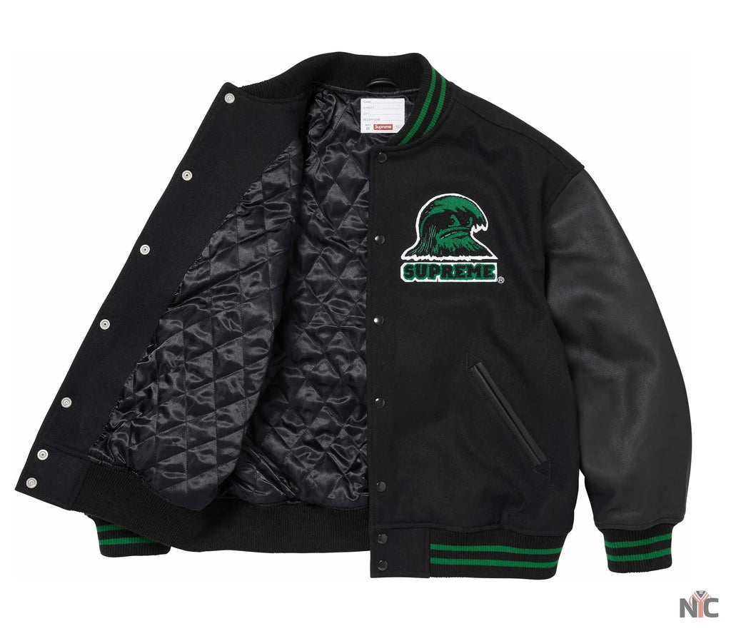 Supreme Wave Varsity Jacket Clanton Jacket