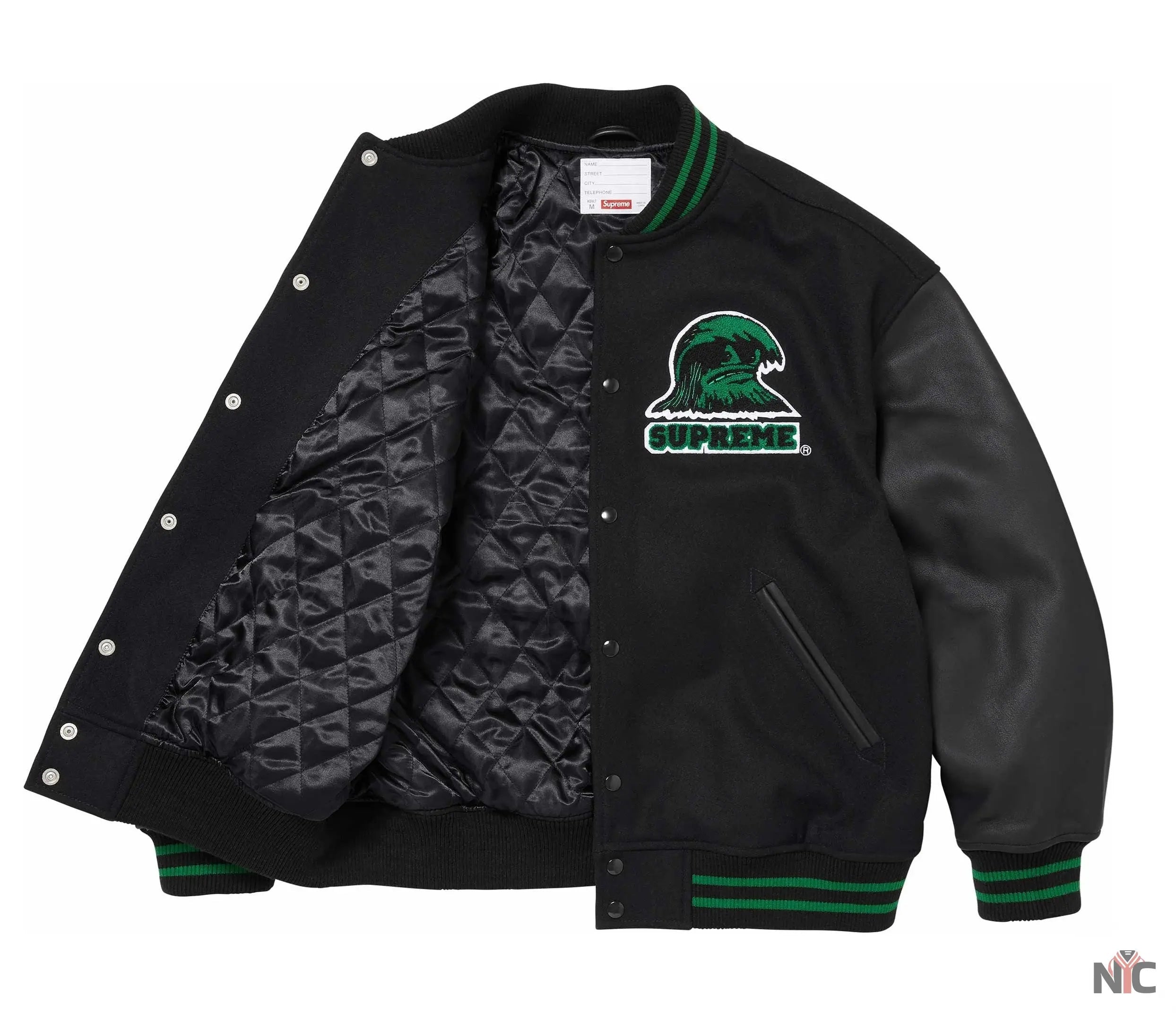 Supreme Wave Varsity Jacket Clanton Jacket