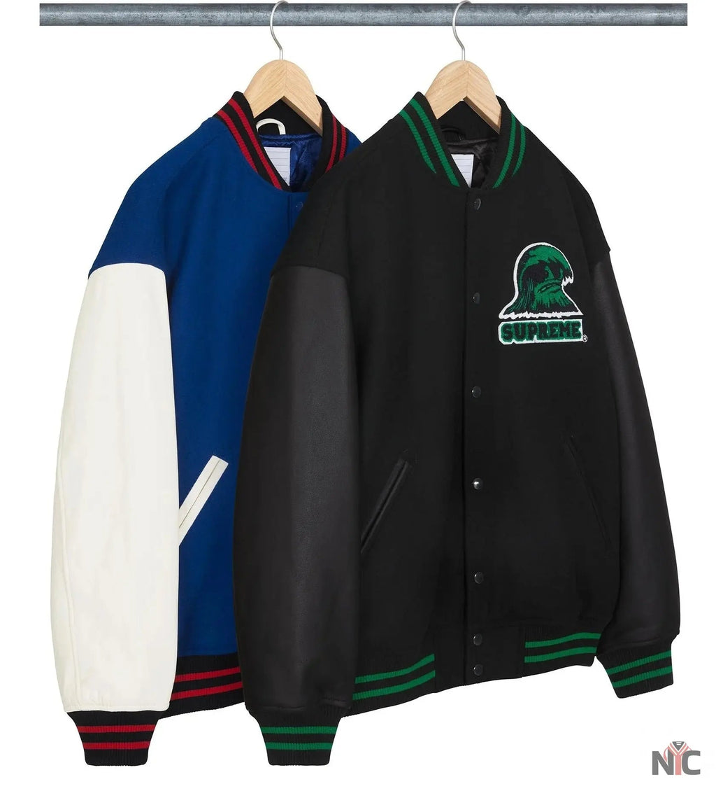 Supreme Wave Varsity Jacket Clanton Jacket