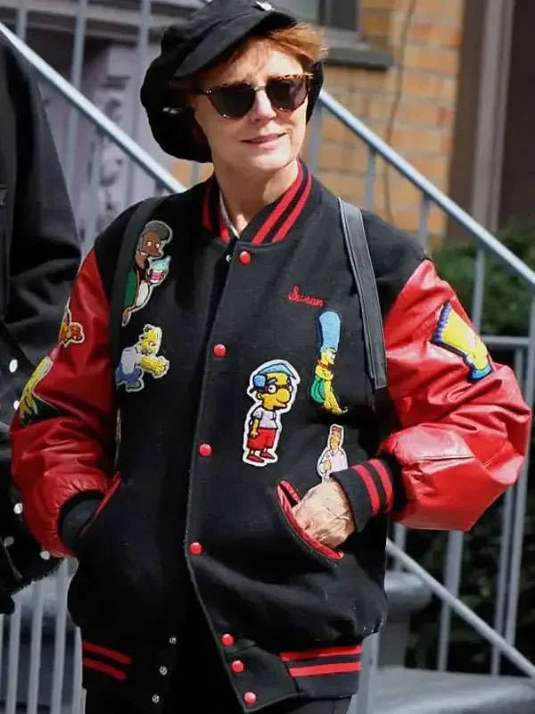 Susan Sarandon Simpsons Varsity Jacket Shopotiny