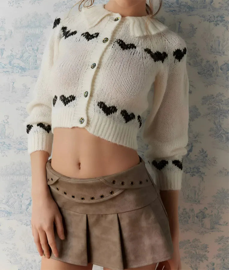 Sweet Magnolias S04 Artemis White Heart Cardigan