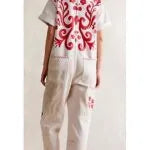 Sweet Magnolias S04 Caroline Lagerfelt Red Floral Jumpsuit