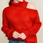 Sweet Magnolias S04 Heather Headley Cut Out Shoulder Sweater