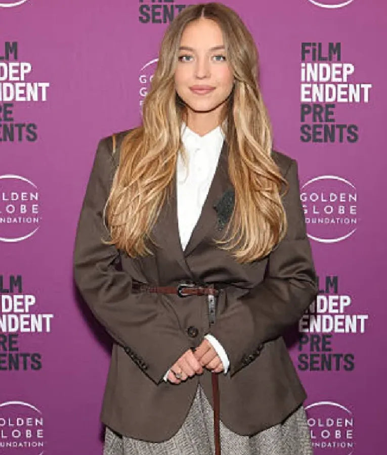 Sydney Sweeney Christy Special Screening Brown Blazer