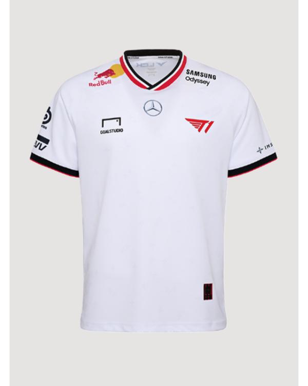 T1 2nd 2025 Uniform White Jersey Clanton Jacket