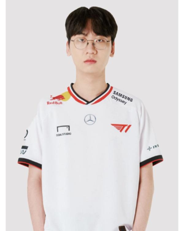 T1 2nd 2025 Uniform White Jersey Clanton Jacket