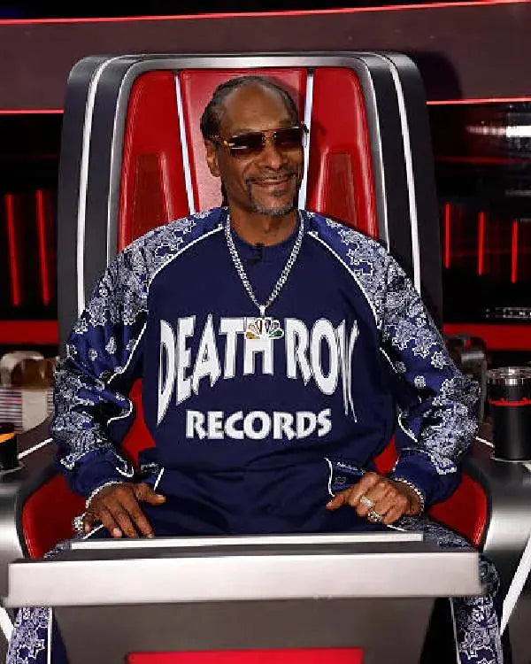 THE VOICE Live Finale Snoop Dogg Blue Tracksuit