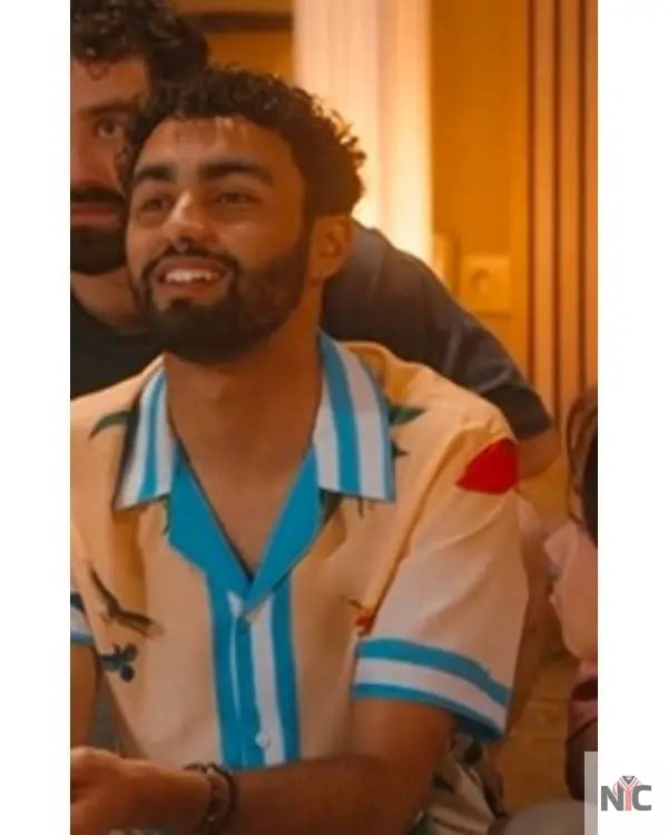 TOUT POUR LA LUMIÈRE Abdellah Boujalal Print Shirt Clanton Jacket