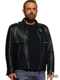 TUDUM 2025 Ben Affleck Black Leather Jacket Clanton Jacket