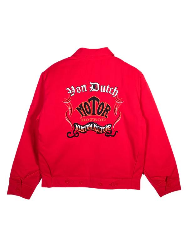 Next Gen NYC S01 Red Von Dutch Jacket Clanton Jacket