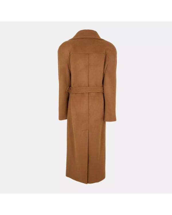 Smillas Sense Of Snow S01 Amanda Collin Brown Overcoat