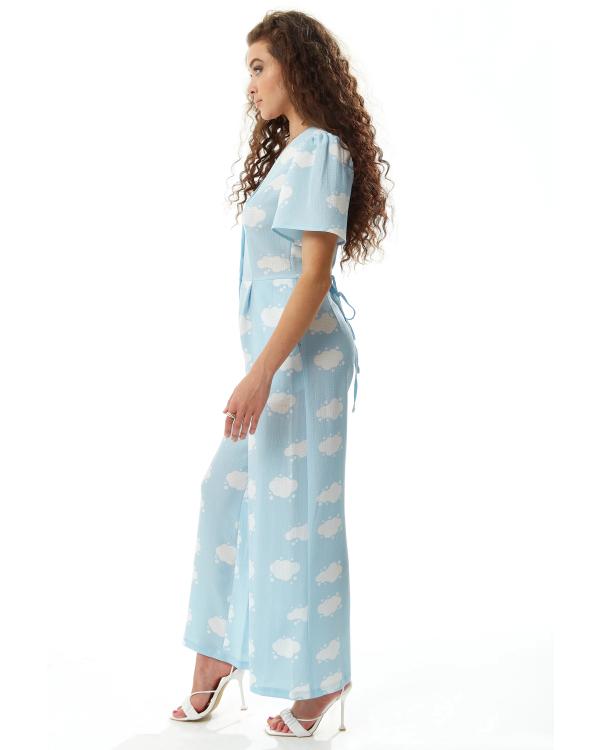 Loose Women 2025 Brenda Edwards Cloud Print Jumpsuit Clanton Jacket
