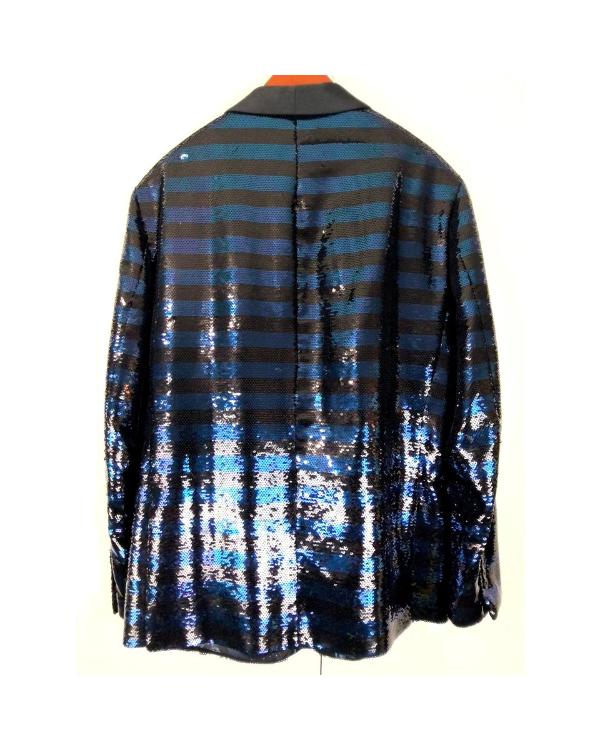 TV We Love S01 Jim Colucci Stripe Sequin Blazer