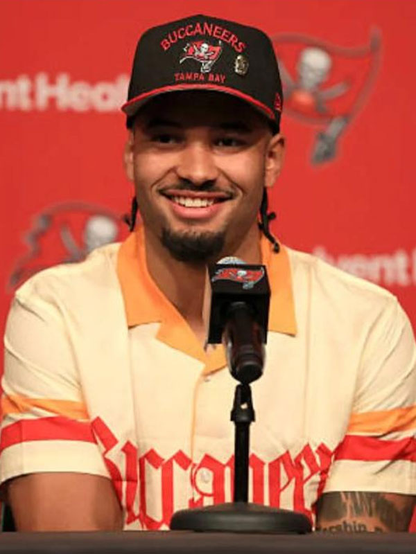 Tampa Bay Buccaneers Emeka Egbuka Press Conference Shirt