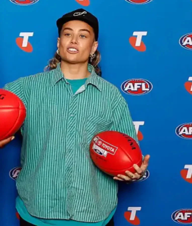 Tash Sultana 2025 AFL Grand Final Entertainment Media Opportunity Shirt USA Jackets