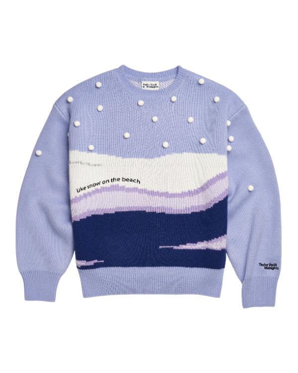 Taylor Swift Like Snow On The Beach Sweater