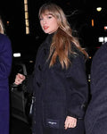 Taylor Swift NYC Black Duffle Coat