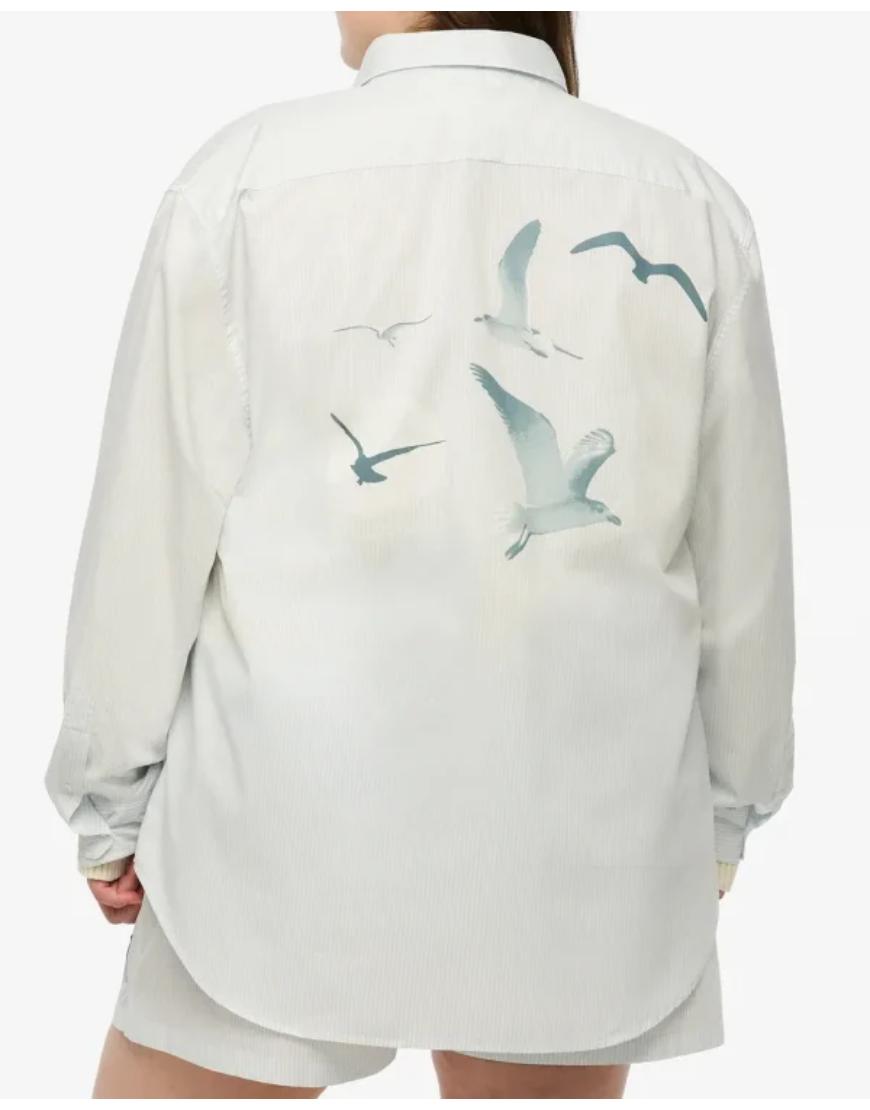 Taylor Swift New Heights White Shirt Clanton Jacket