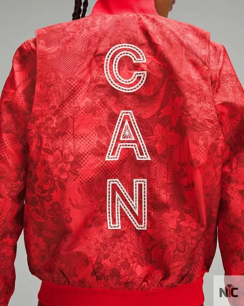 Team Canada Women’s Vented Jacquard Jacket Clanton Jacket