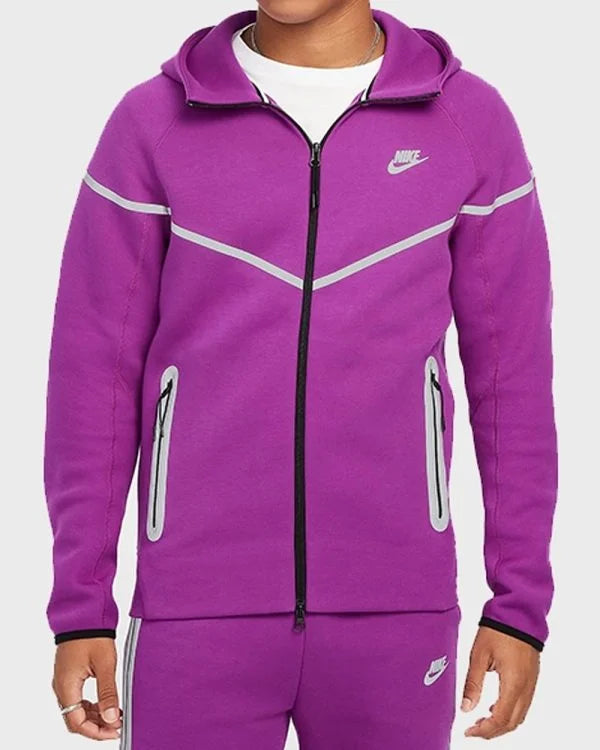 Tech Windrunner Pink Reflective Jacket