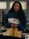 The Equalizer S5 Laya DeLeon Hayes Color Blocked Hoodie Clanton Jacket