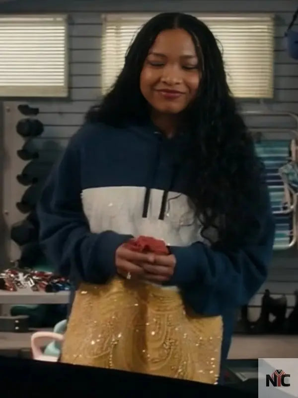 The Equalizer S5 Laya DeLeon Hayes Color Blocked Hoodie Clanton Jacket