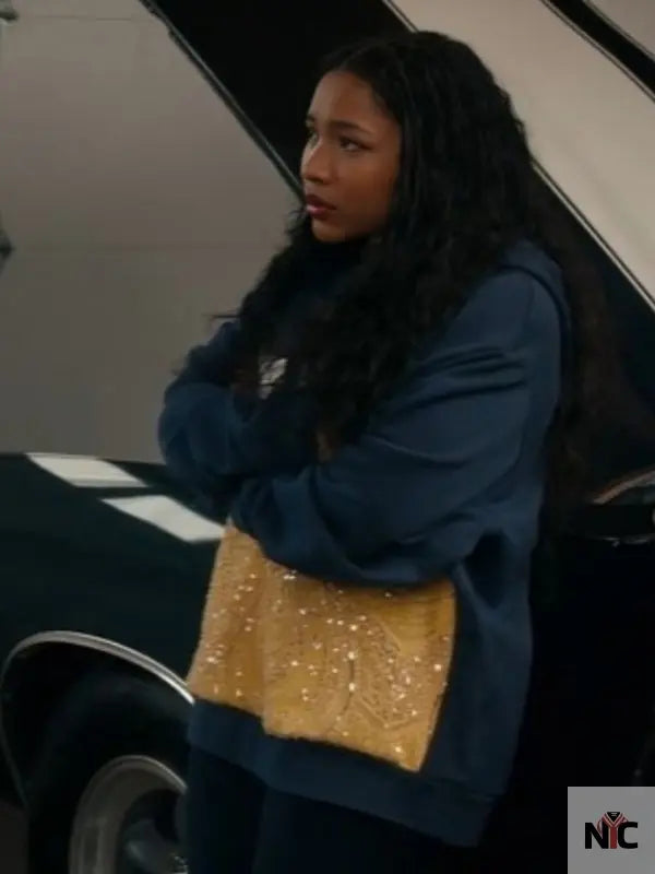 The Equalizer S5 Laya DeLeon Hayes Color Blocked Hoodie Clanton Jacket