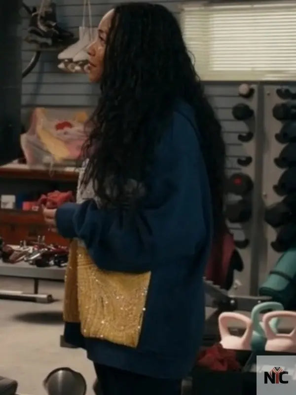 The Equalizer S5 Laya DeLeon Hayes Color Blocked Hoodie Clanton Jacket