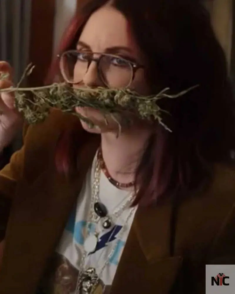 The Fabulous Four 2024 Megan Mullally Brown Blazer Clanton Jacket