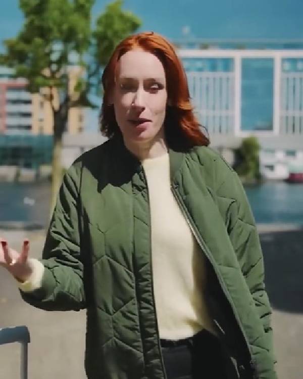 The Infinite Explorer with Hannah Fry Green Bomber Jacket