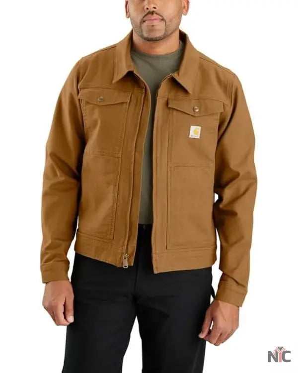 The Institute S01 Ben Barnes Brown Cotton Jacket Clanton Jacket