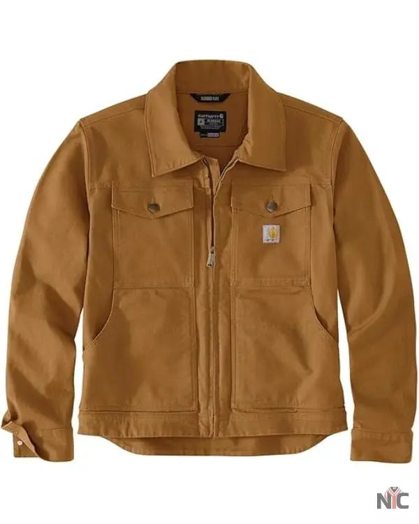 The Institute S01 Ben Barnes Brown Cotton Jacket Clanton Jacket
