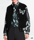 The Kid Laroi Wrong Camo Chains Lv Varsity Jacket Clanton Jacket