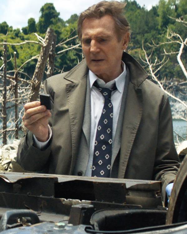 The Naked Gun Liam Neeson Grey Coat Clanton Jacket