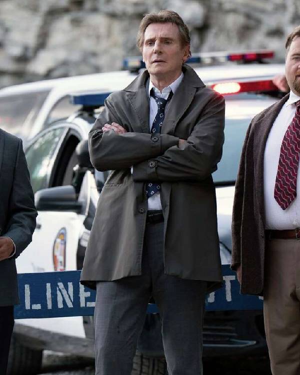 The Naked Gun Liam Neeson Grey Coat Clanton Jacket