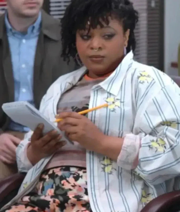 The Paper 2025 Gbemisola Ikumelo Striped Lemon Print Shirt USA Jackets