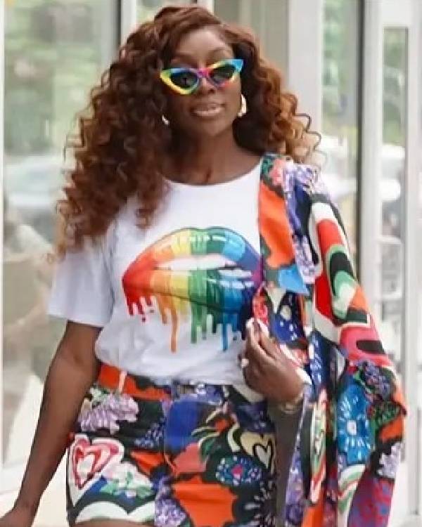The Real Housewives of Potomac Wendy Osefo Printed Top