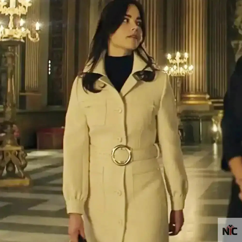The Sandman 2022 Jenna Coleman White Coat Clanton Jacket