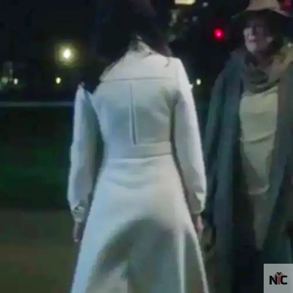 The Sandman 2022 Jenna Coleman White Coat Clanton Jacket