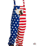 The Screaming Eagles American Flag Overalls Clanton Jacket