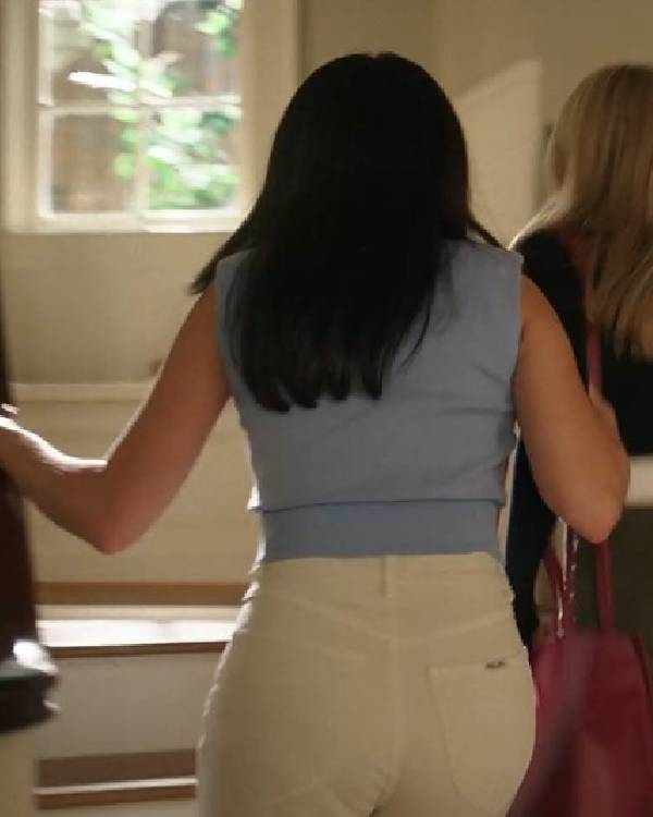 The Summer I Turned Pretty Lola Tung Blue Sleeveless Sweater Clanton Jacket