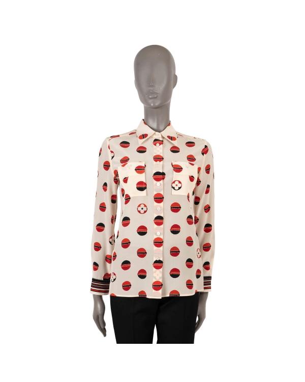 The Today Show 2025 Daryn Carp Printed Silk Blouse
