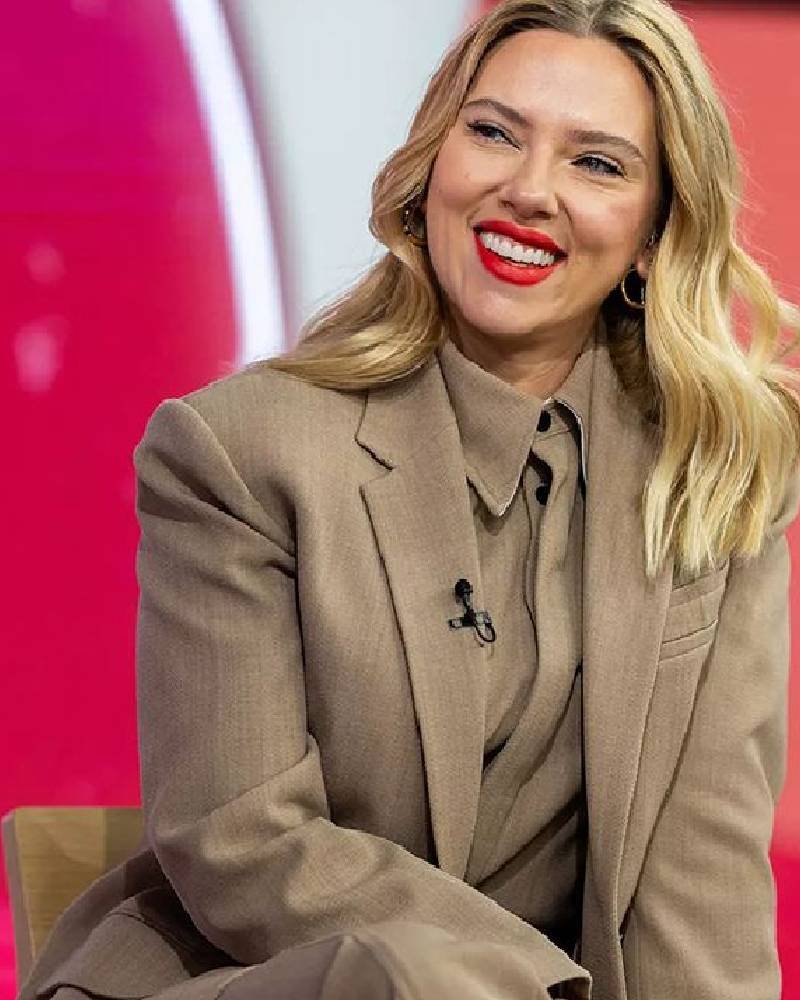 The Today Show Scarlett Johansson Suit Clanton Jacket