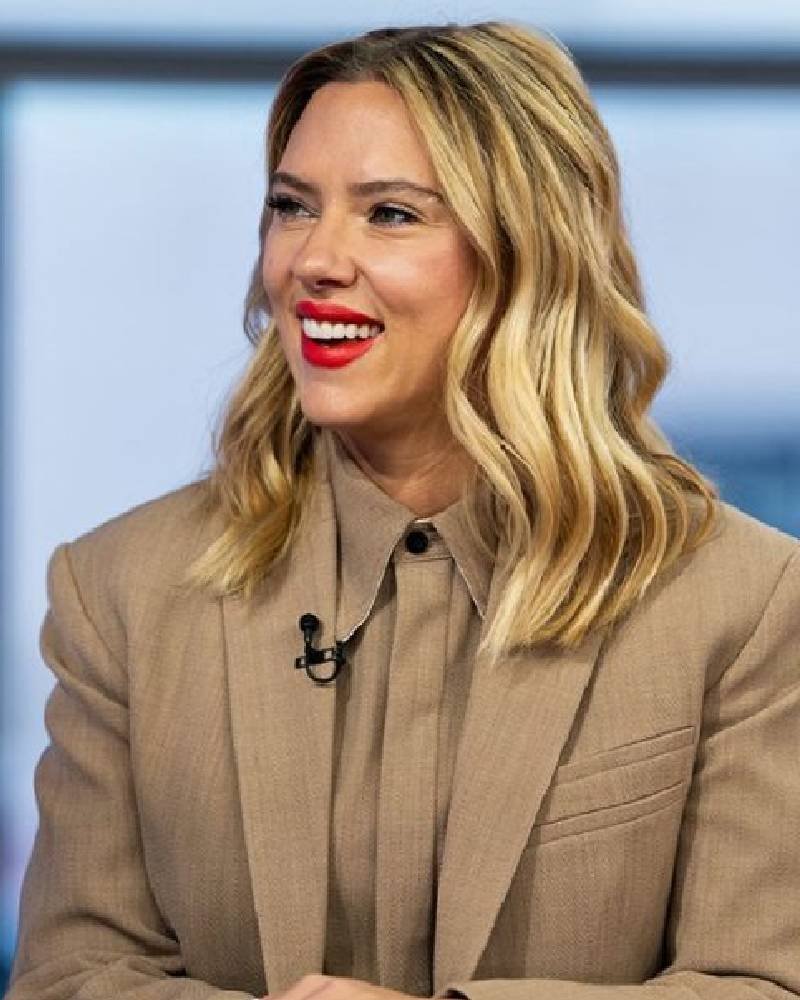 The Today Show Scarlett Johansson Suit Clanton Jacket